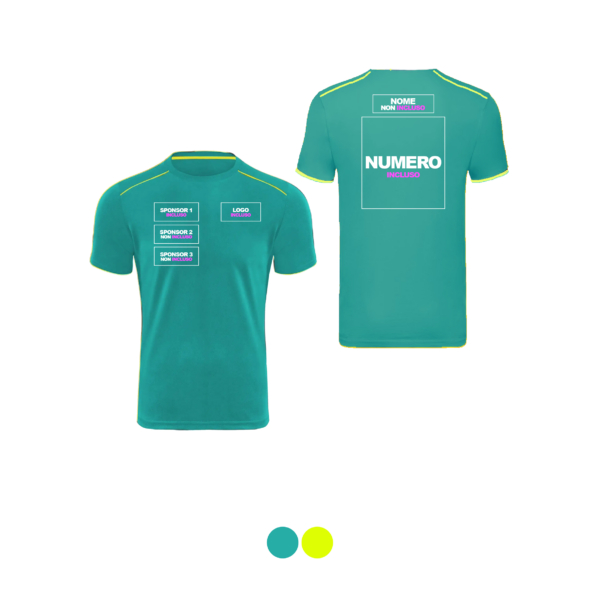 Maglia tecnica bicolore